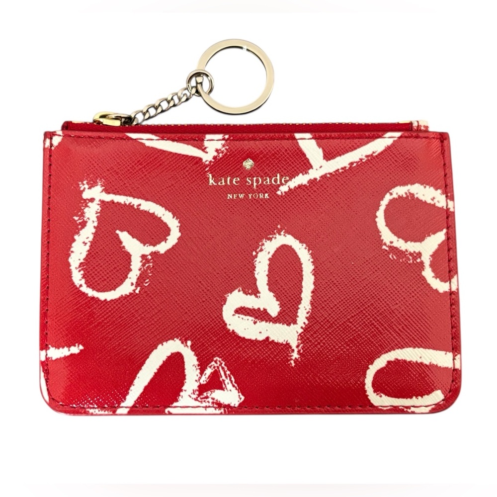 NWOT Kate Spade Heart Card Holder